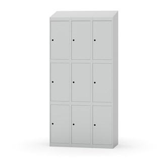 Boxskåp Novis sluttande tak 3:3 B90