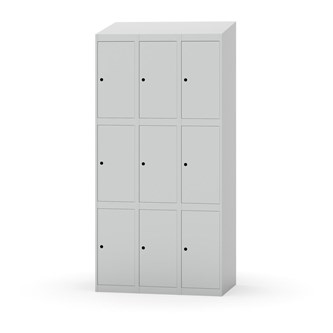 Boxskåp Novis sluttande tak 3:3 B90