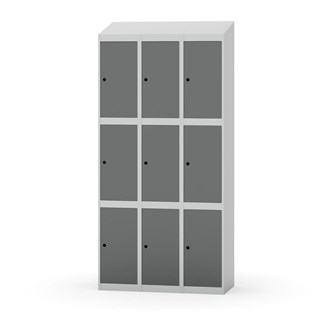 Boxskåp Novis sluttande tak 3:3 B90