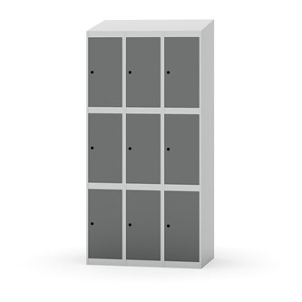 Boxskåp Novis sluttande tak 3:3 B90