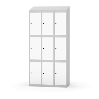 Boxskåp Novis sluttande tak 3:3 B90