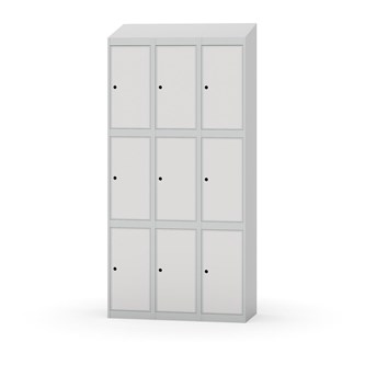 Boxskåp Novis sluttande tak 3:3 B90