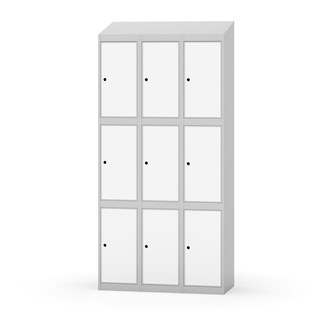 Boxskåp Novis sluttande tak 3:3 B90