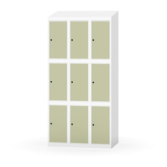 Boxskåp Novis sluttande tak 3:3 B90