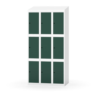 Boxskåp Novis sluttande tak 3:3 B90