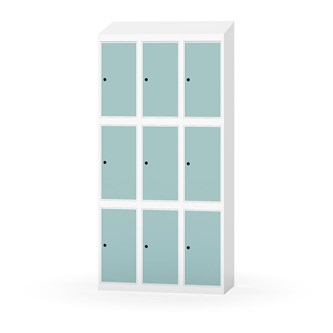 Boxskåp Novis sluttande tak 3:3 B90