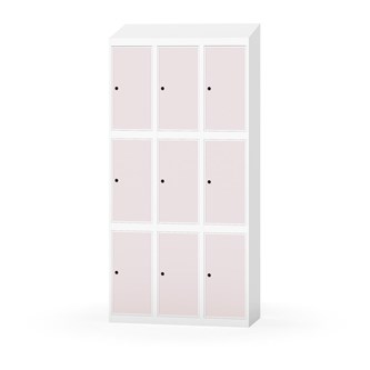 Boxskåp Novis sluttande tak 3:3 B90