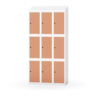 Boxskåp Novis sluttande tak 3:3 B90