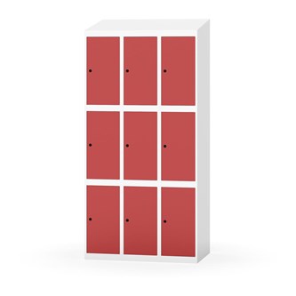 Boxskåp Novis sluttande tak 3:3 B90