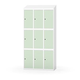 Boxskåp Novis sluttande tak 3:3 B90