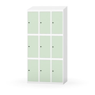 Boxskåp Novis sluttande tak 3:3 B90