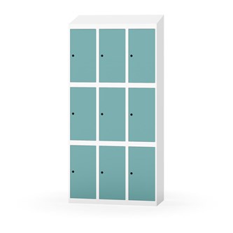 Boxskåp Novis sluttande tak 3:3 B90