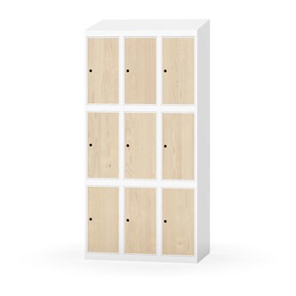 Boxskåp Novis sluttande tak 3:3 B90