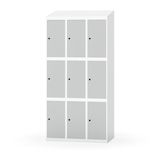 Boxskåp Novis sluttande tak 3:3 B90