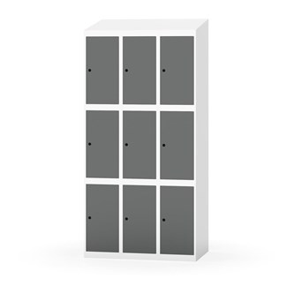 Boxskåp Novis sluttande tak 3:3 B90