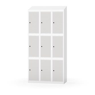 Boxskåp Novis sluttande tak 3:3 B90