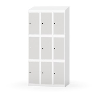 Boxskåp Novis sluttande tak 3:3 B90