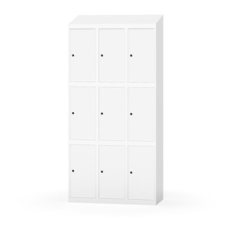 Boxskåp Novis sluttande tak 3:3 B90