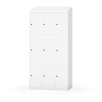 Boxskåp Novis sluttande tak 3:3 B90