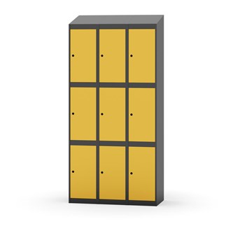 Boxskåp Novis sluttande tak 3:3 B90