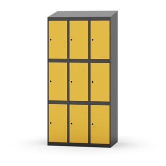 Boxskåp Novis sluttande tak 3:3 B90