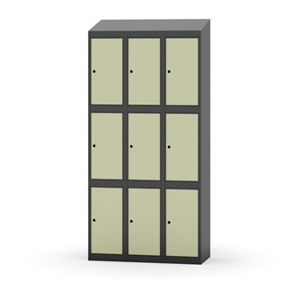 Boxskåp Novis sluttande tak 3:3 B90