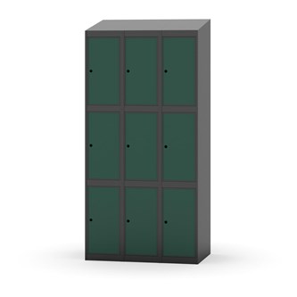 Boxskåp Novis sluttande tak 3:3 B90