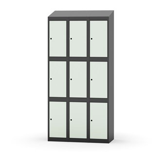 Boxskåp Novis sluttande tak 3:3 B90