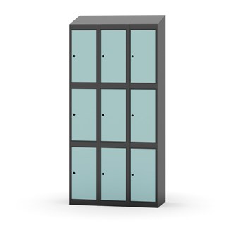 Boxskåp Novis sluttande tak 3:3 B90