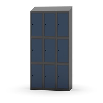 Boxskåp Novis sluttande tak 3:3 B90