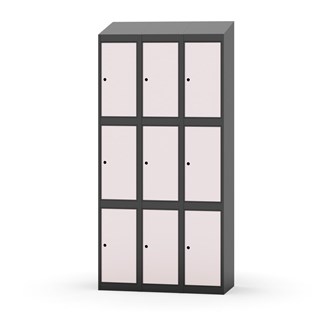 Boxskåp Novis sluttande tak 3:3 B90