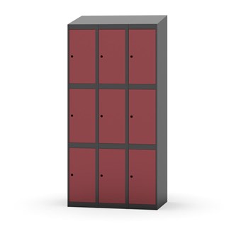 Boxskåp Novis sluttande tak 3:3 B90