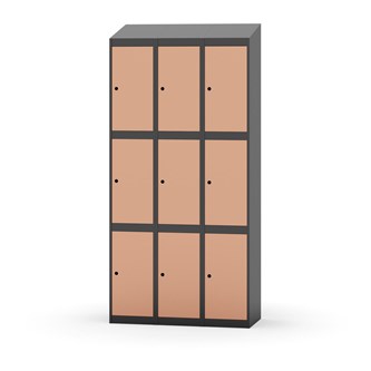 Boxskåp Novis sluttande tak 3:3 B90