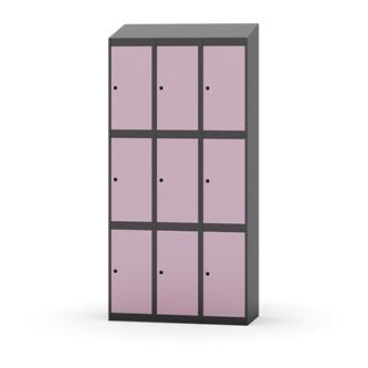 Boxskåp Novis sluttande tak 3:3 B90