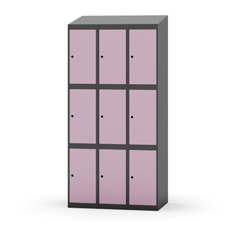 Boxskåp Novis sluttande tak 3:3 B90