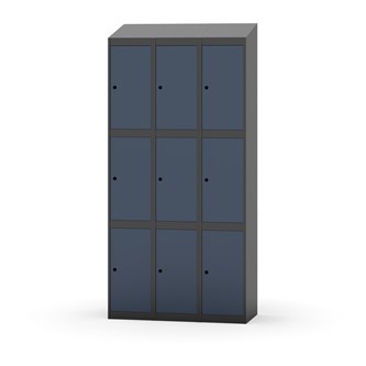 Boxskåp Novis sluttande tak 3:3 B90