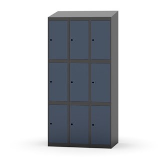 Boxskåp Novis sluttande tak 3:3 B90