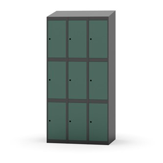 Boxskåp Novis sluttande tak 3:3 B90