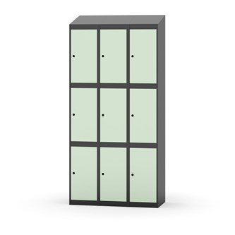 Boxskåp Novis sluttande tak 3:3 B90