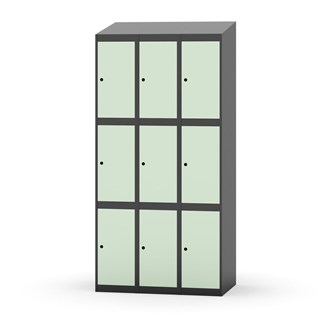 Boxskåp Novis sluttande tak 3:3 B90