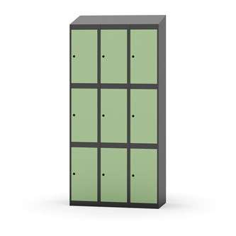 Boxskåp Novis sluttande tak 3:3 B90