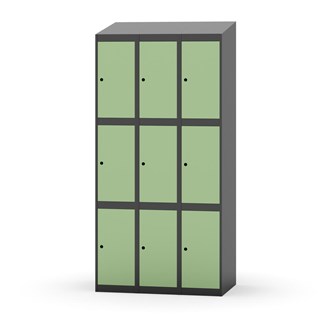 Boxskåp Novis sluttande tak 3:3 B90