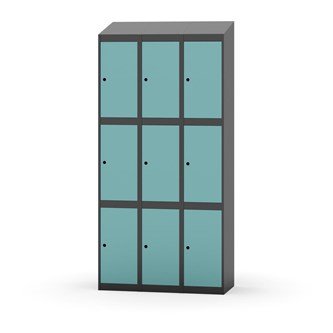 Boxskåp Novis sluttande tak 3:3 B90