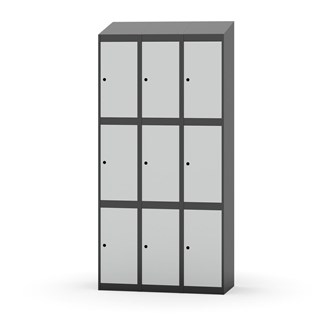 Boxskåp Novis sluttande tak 3:3 B90