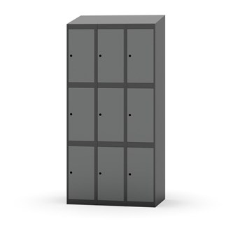 Boxskåp Novis sluttande tak 3:3 B90