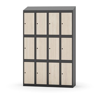 Boxskåp Novis sluttande tak 3:4 B120