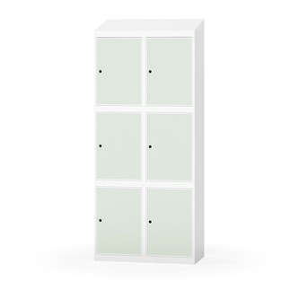 Boxskåp Novis sluttande tak 3:2 B80