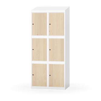 Boxskåp Novis sluttande tak 3:2 B80