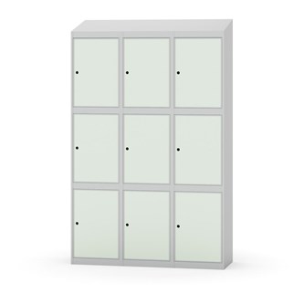 Boxskåp Novis sluttande tak 3:3 B120