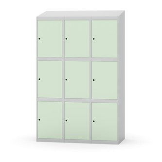 Boxskåp Novis sluttande tak 3:3 B120